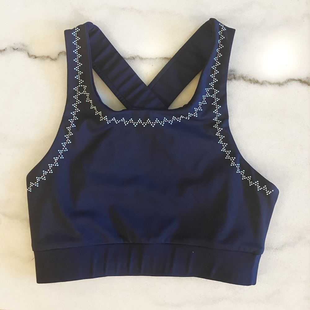 BeachRiot Sport Chevron Studded Bra Size M